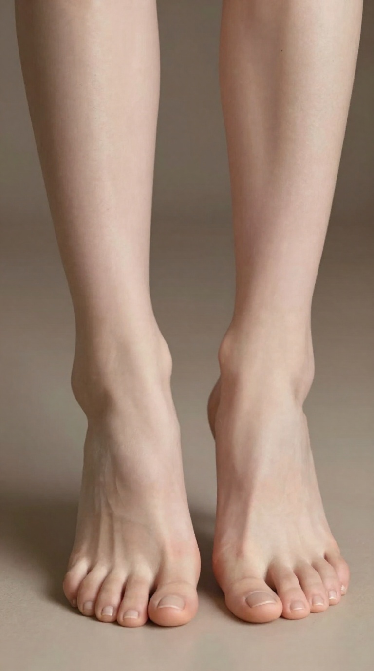 Editorial Foot Photography: first-person POV looking down at