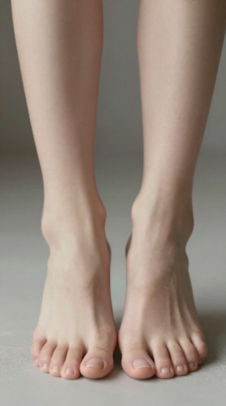 Editorial Foot Photography: tight crop on arch and toes, dreamy
